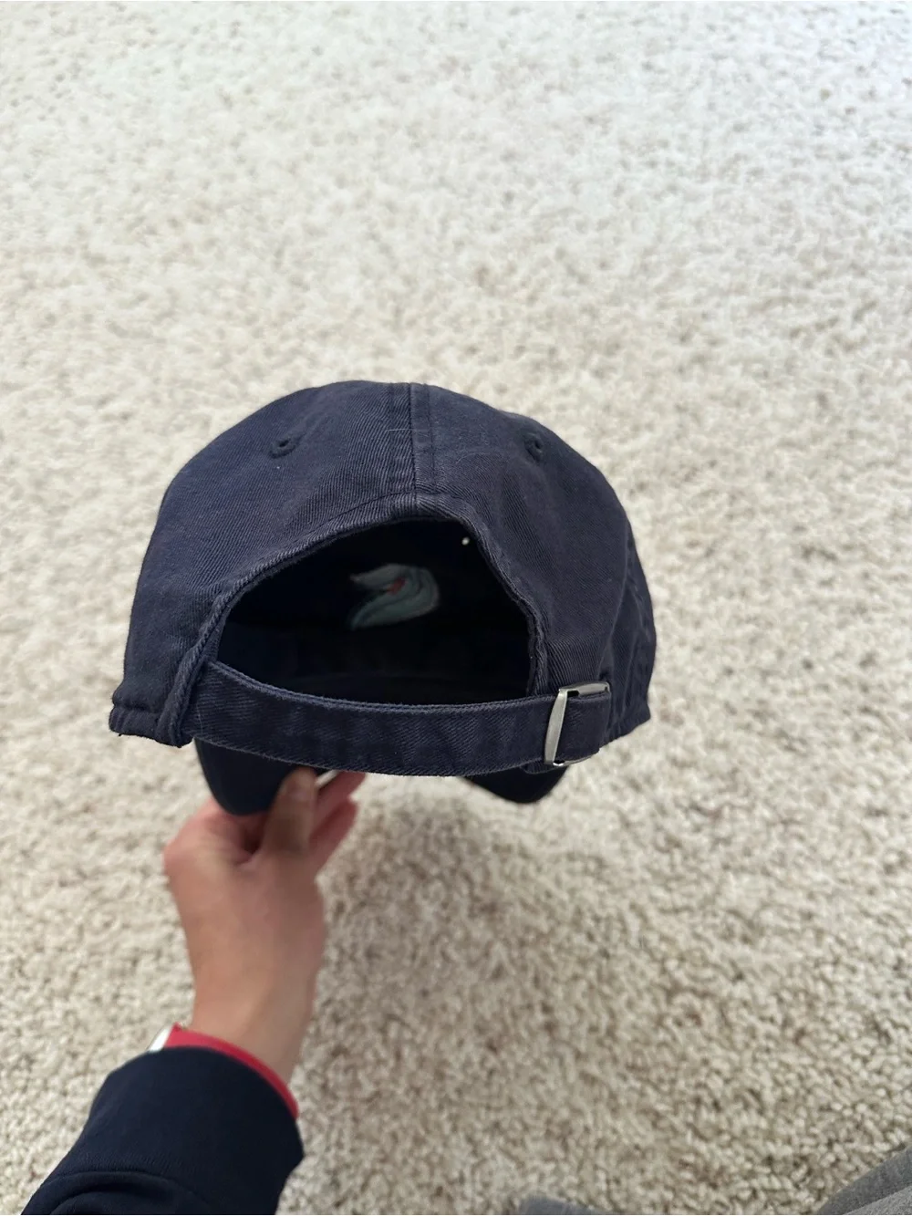 Seattle Kraken Youth Navy Blue Baseball Cap with Teal 'S' Logo